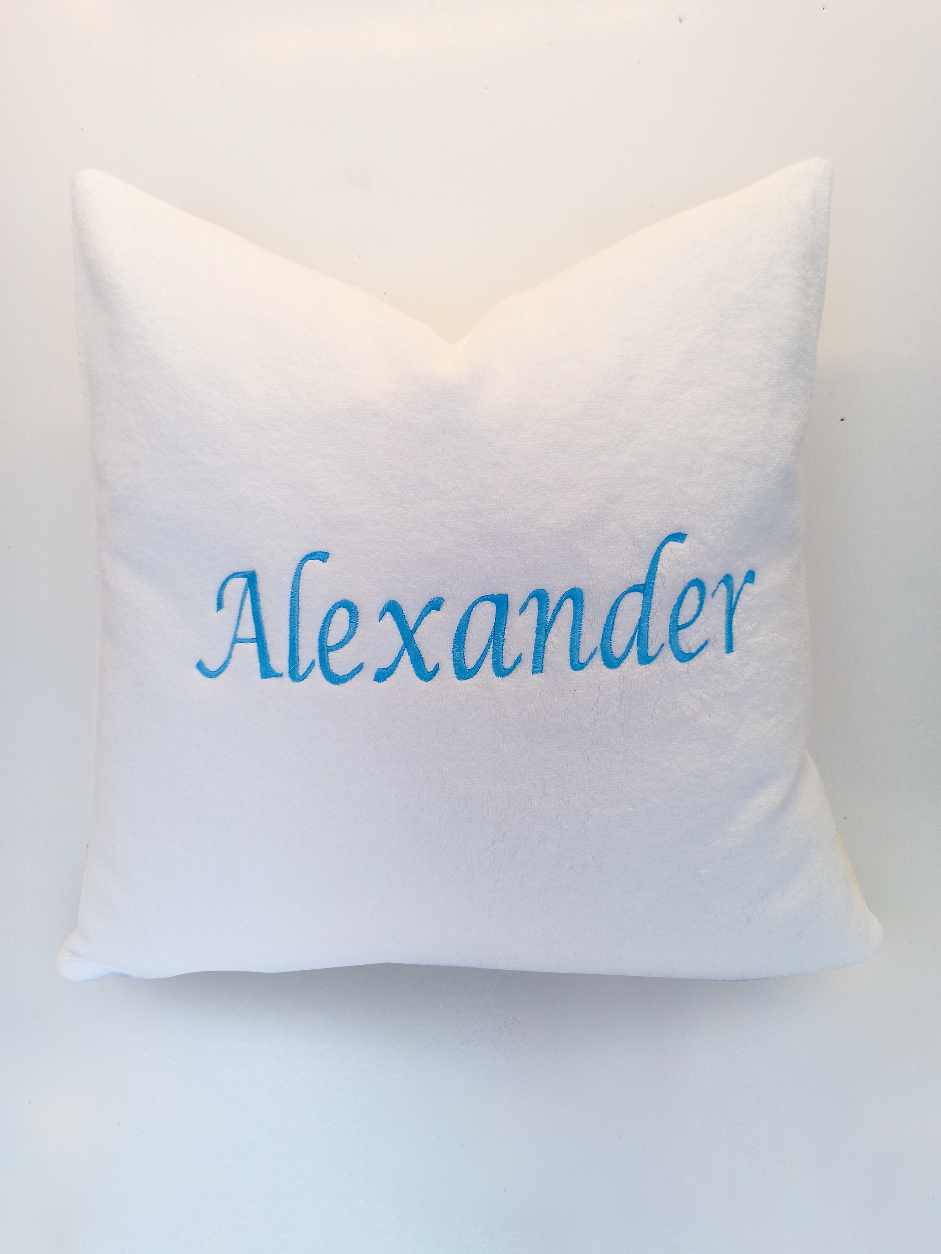 Towel Pillow With Custom Embroidery