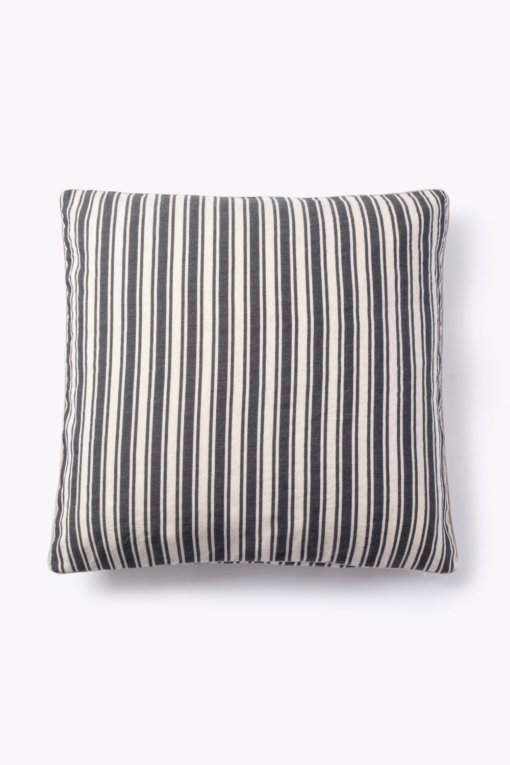 Odemis Pillows-Bold Black/Ecru Stripes